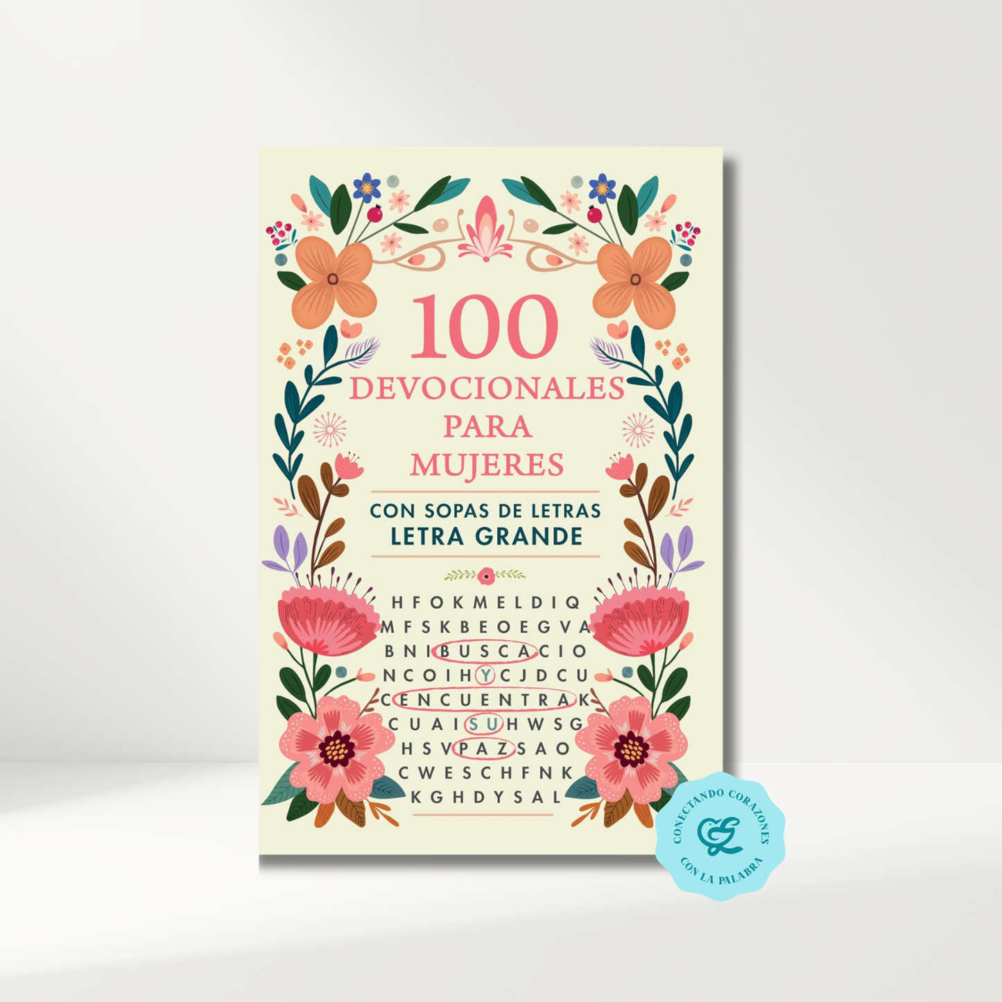 100 devocionales para mujeres. Con sopa de letras