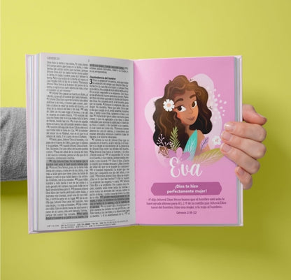 Biblia NTV de promesas para niñas rosa Tapa dura 12.5 puntos