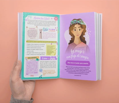 Biblia NTV de promesas para niñas rosa Tapa dura 12.5 puntos