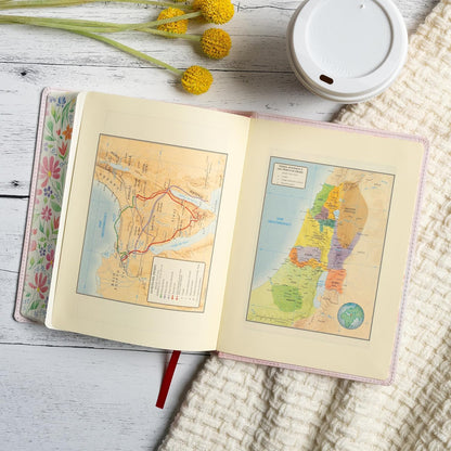 Biblia RV1960 Apuntes tamaño personal floreada 8.5 puntos