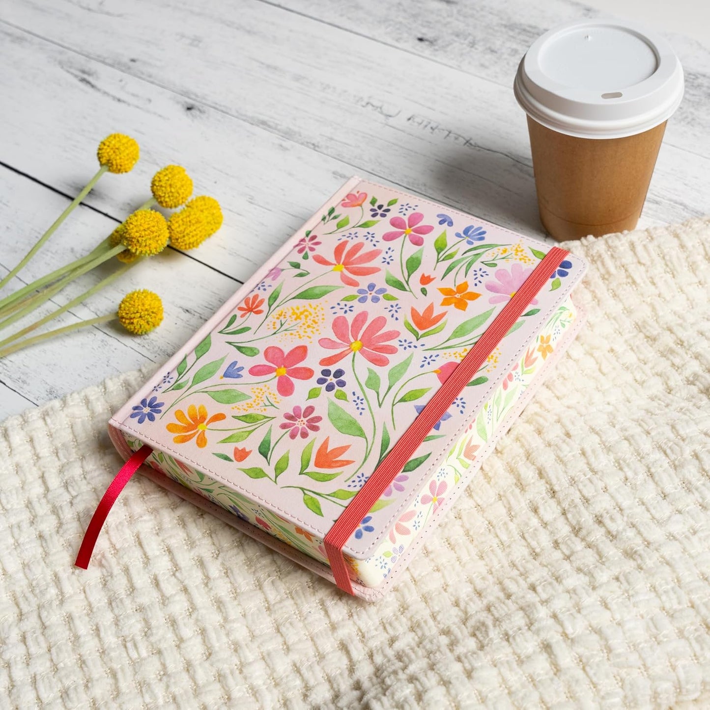 Biblia RV1960 Apuntes tamaño personal floreada 8.5 puntos