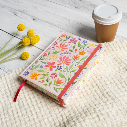 Biblia RV1960 Apuntes tamaño personal floreada 8.5 puntos