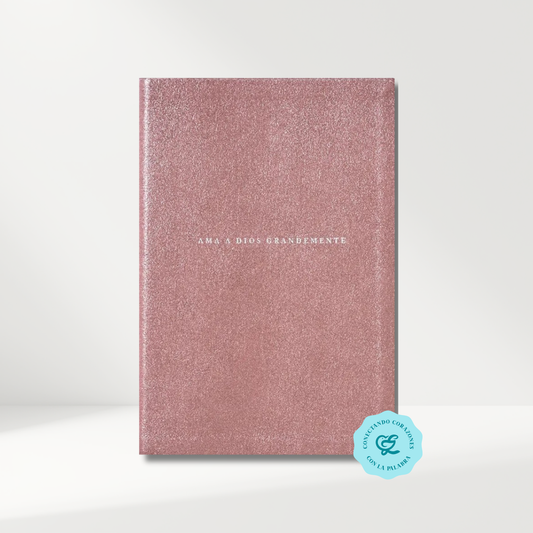 Biblia NBLA Ama a Dios grandemente Oro Rosa