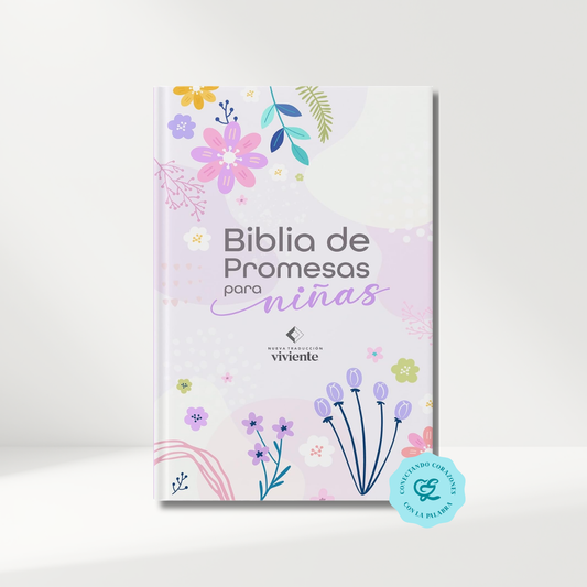 Biblia NTV de promesas para niñas rosa Tapa dura 12.5 puntos