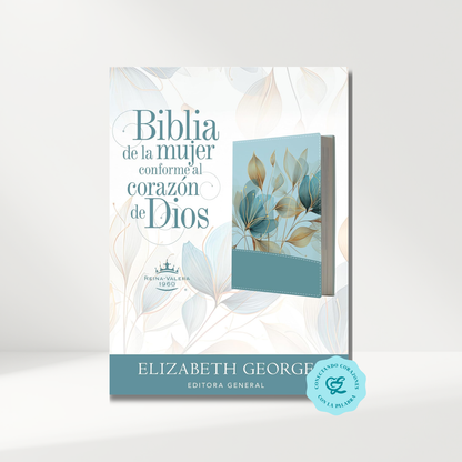 Biblia RVR1960 Mujer conforme al corazón de Dios Imitación piel