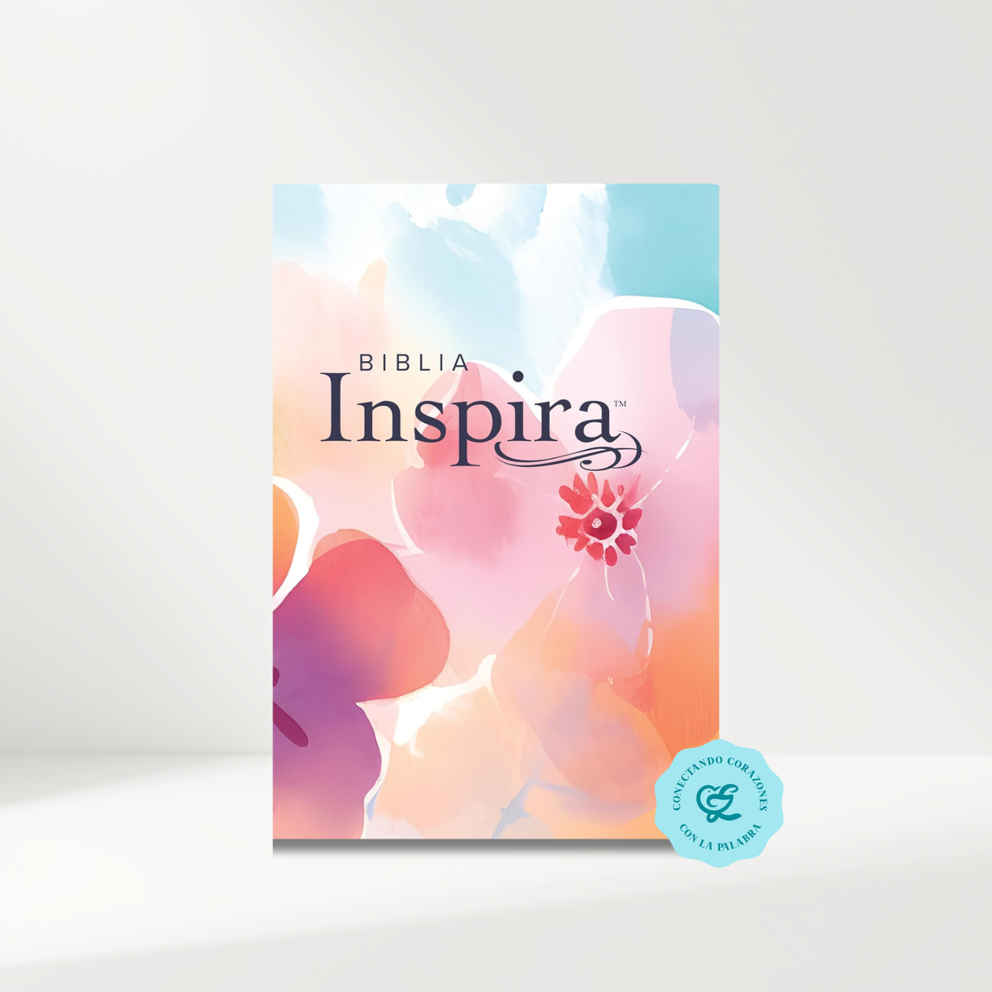 Biblia NTV Inspira con filament Paraíso Floral Sentí piel 8.25 Puntos