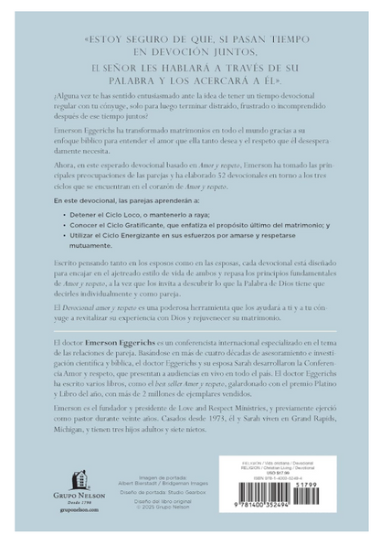 Devocional amor y respeto: 52 semanas para experimentar el amor y el respeto en tu matrimonio