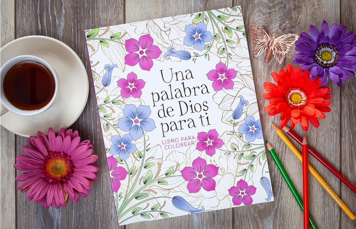 Una Palabra de Dios Para Ti: Libro Para Colorear Pasta blanda