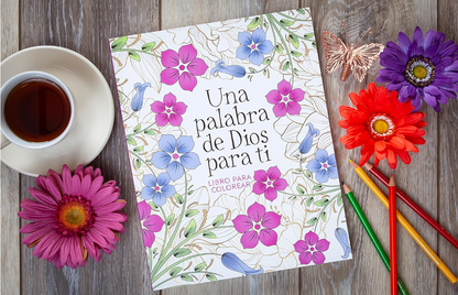 Una Palabra de Dios Para Ti: Libro Para Colorear Pasta blanda